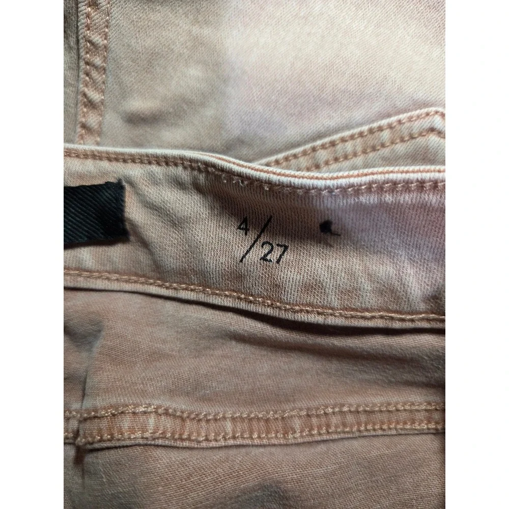Liverpool Los Angeles Ankle Skinny Jeans Pink Dusty Rose Size 4 / 27 Mid Rise